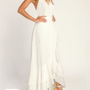 Lulus Hi-Low White Dress